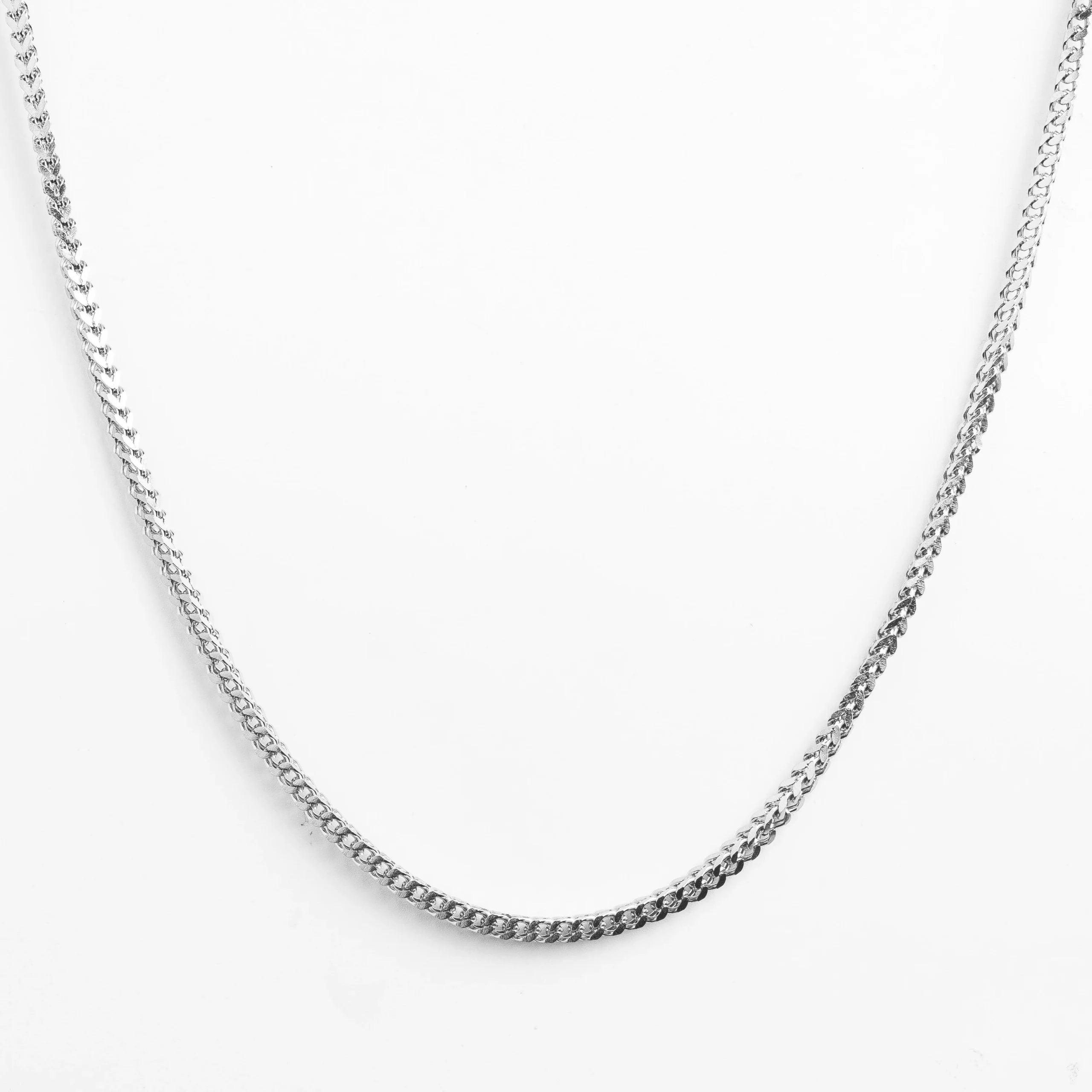 Best Silver Foxtail Chain For Men By Machismo - Online In Pakistan - Stainless Steel - Premium Quality - Mens Jewelry