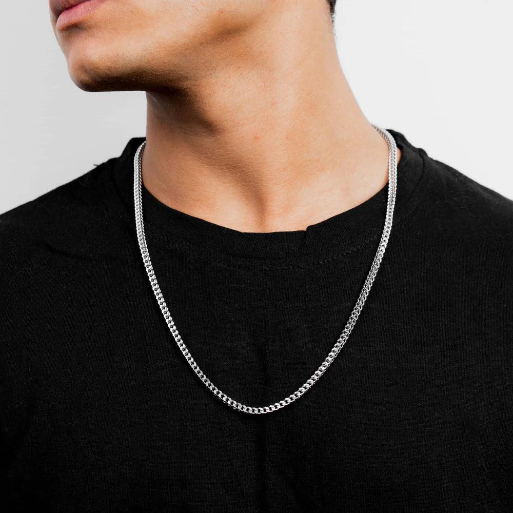 Best Silver Foxtail Chain For Men By Machismo - Online In Pakistan - Stainless Steel - Premium Quality - Mens Jewelry