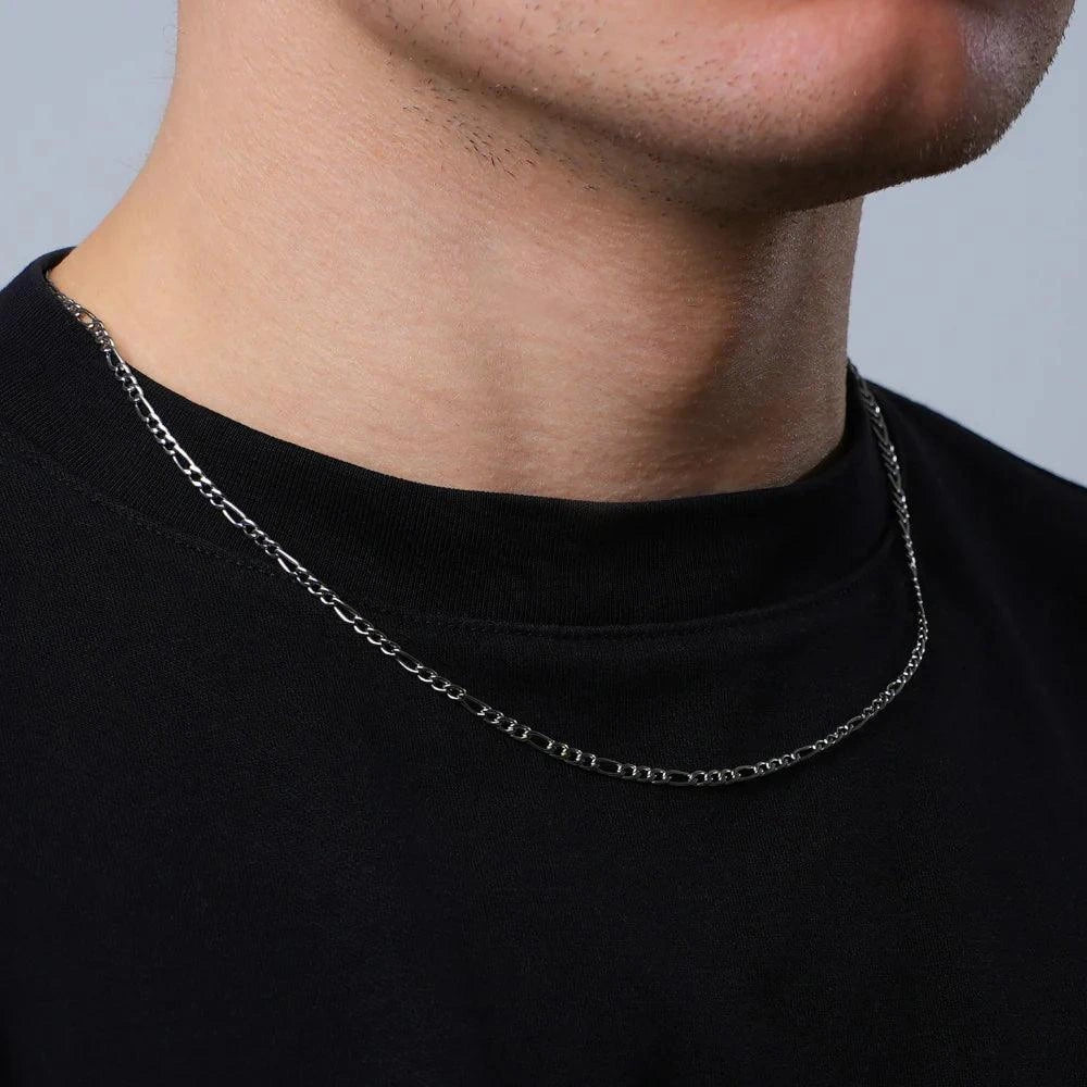 Best Figaro Chain In Silver For Men by Machismo - Online In Pakistan