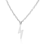 Best Lightning Pendant In Silver For Men by Machismo - Online In Pakistan - Stainless Steel - Premium Quality