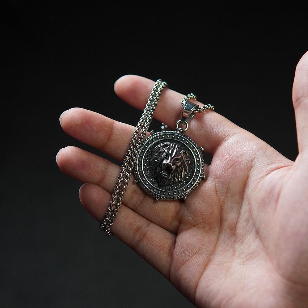 Best Silver Lion Pendant For Men By Machismo - Online In Pakistan - Stainless Steel - Premium Quality - Mens Jewelry