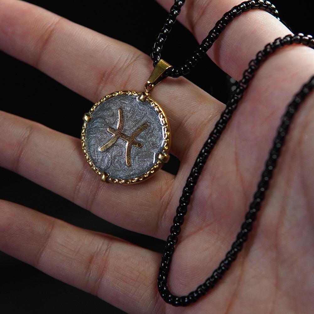 Best Golden Pisces Pendant For Men By Machismo - Online In Pakistan - Stainless Steel - Premium Quality - Mens Jewelry