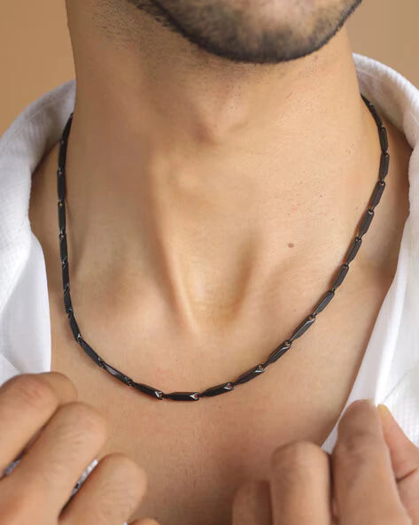Best Rice Chain In Black For Men by Machismo - Online In Pakistan