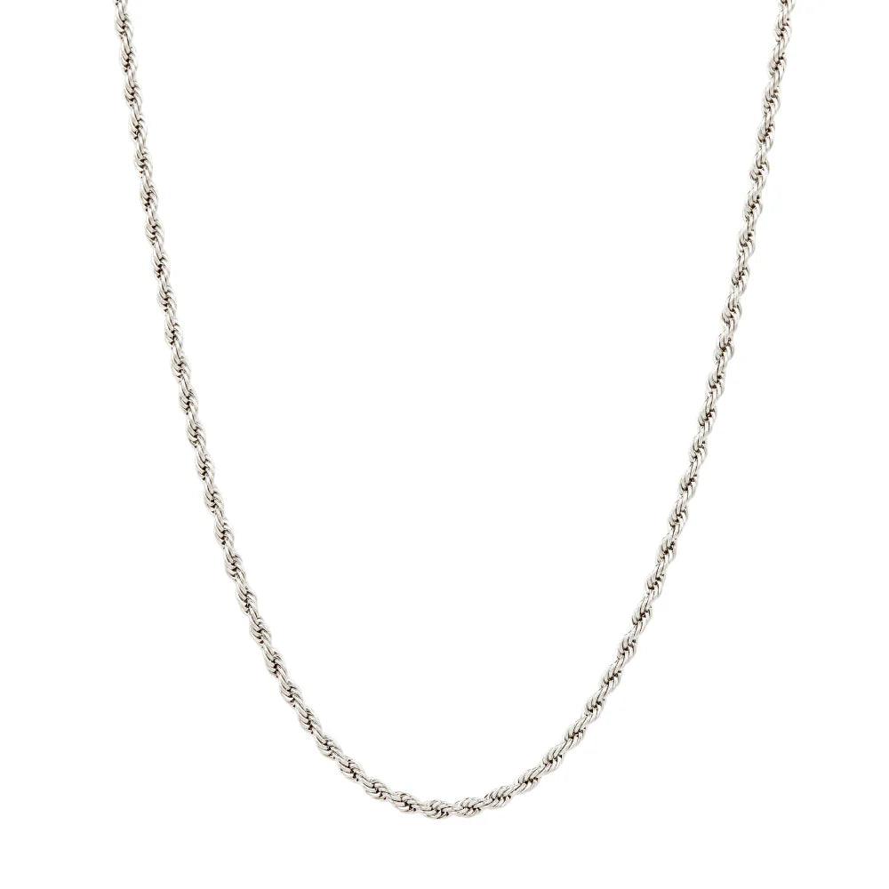 Best Silver Rope Chain For Men By Machismo - Online In Pakistan - Stainless Steel - Premium Quality - Mens Jewelry