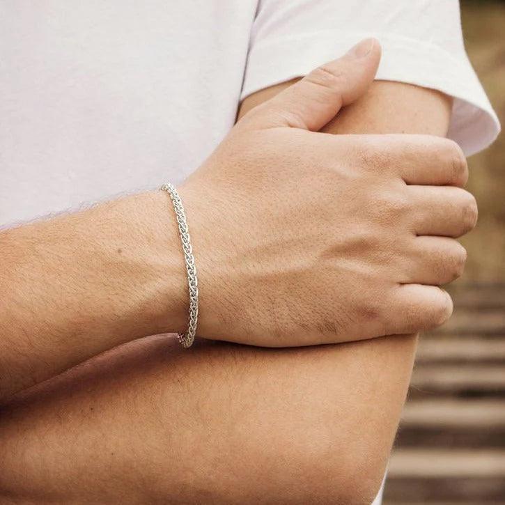 Best Wheatlink Chain Bracelet For Men By Machismo - Online In Pakistan - Stainless Steel - Premium Quality - Mens Jewelry