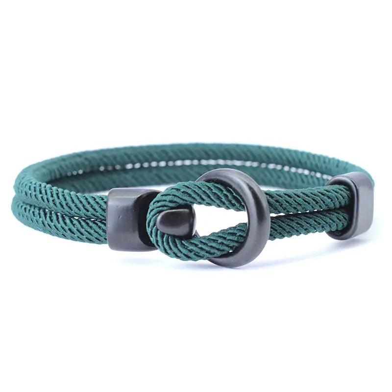 Shackle Rope Bracelet – Green - MACHISMO